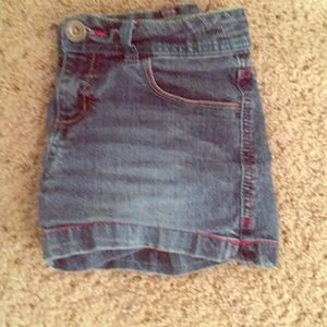 Nice rainbow stitch shorts for girls.